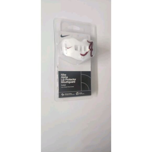 Nike Alpha Lip Protector Mouth Guard Football ALABAMA CRIMSON TIDE NEW! SEALED! - Picture 1 of 3
